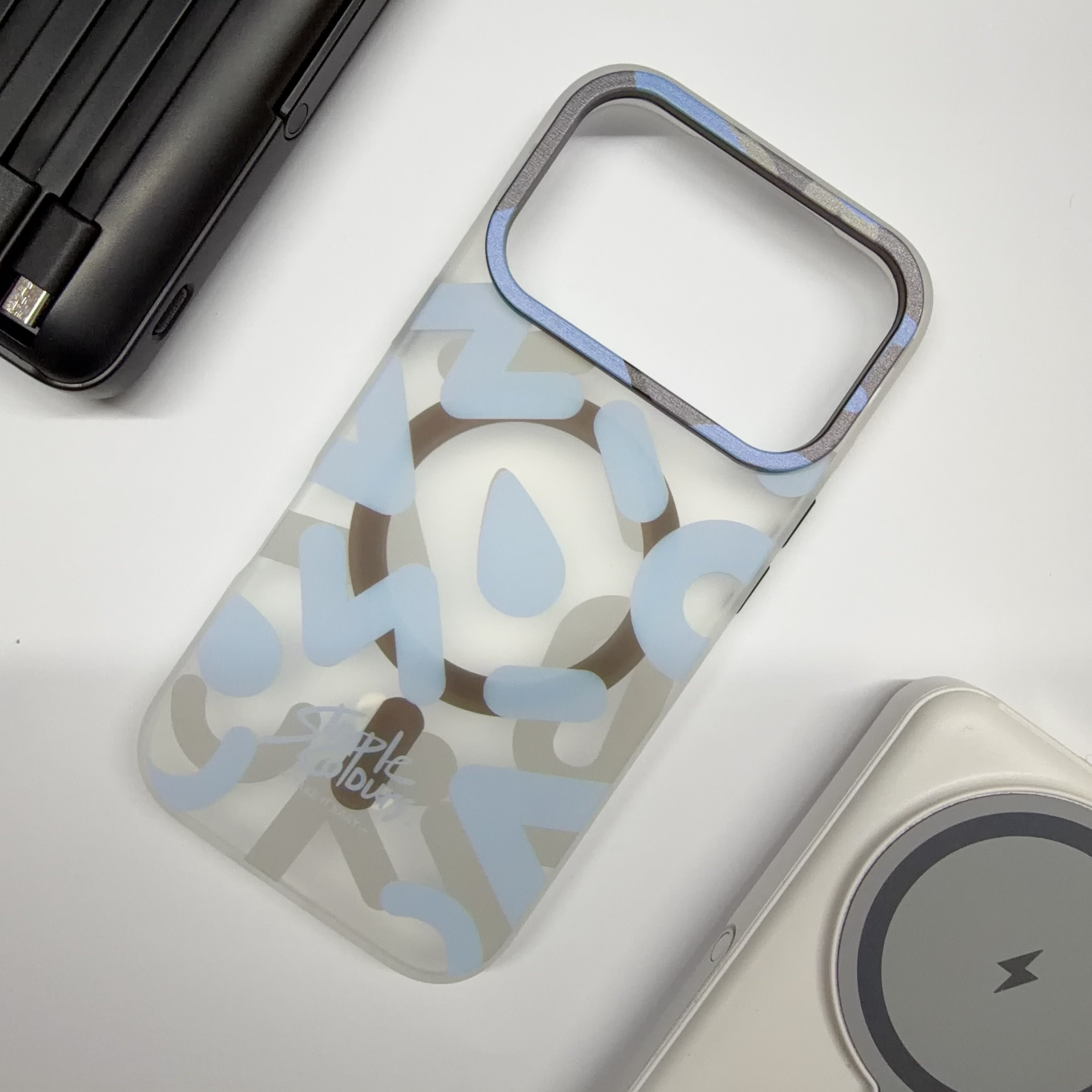 Cover per iPhone con stile mimetico, compatibile con MagSafe - 6042