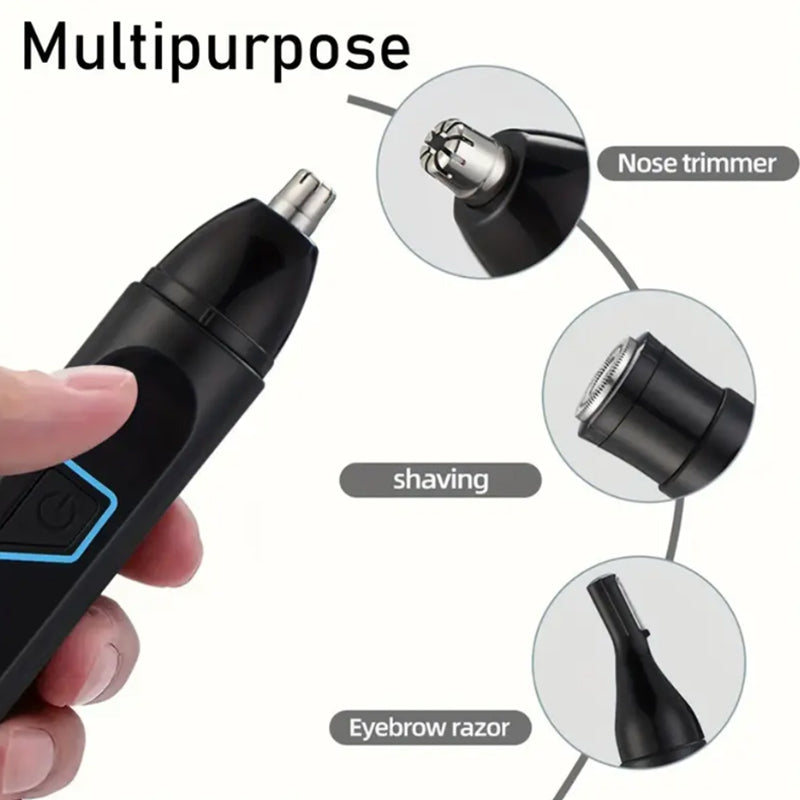 💥Trimmer 3 in 1 Professionale💥 Taglio Perfetto per Naso, Sopracciglia e Rasatura - Multifunzionale, Elegante e Facile da Usare! ✨🔥