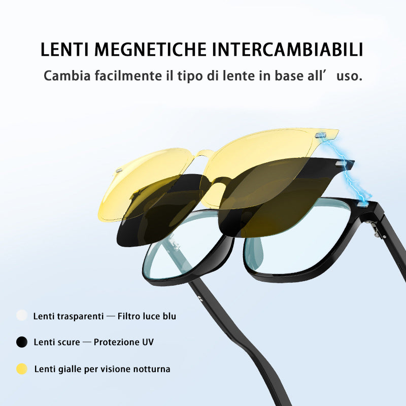 Occhiali Intelligenti Bluetooth G05 – Auricolari Wireless Integrati | Multifunzione | Lenti Polarizzate - G05