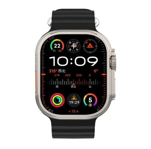 Lostech LS-SW01 Smartwatch AMOLED 90Hz con Chiamate Bluetooth, Monitoraggio Attività, SpO2, Frequenza Cardiaca, Sonno, Bussola e Musica Locale