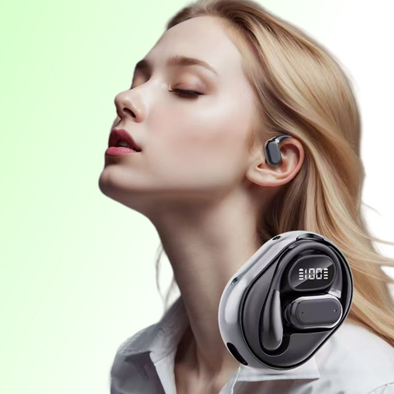Nuovi auricolari AI intelligenti | Traduzione in tempo reale | Bluetooth | Lunga autonomia | Design OWS open-ear | Gancio auricolare comodo - Q26