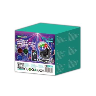 Proiettore LED Multicolor con Telecomando 🎉 Effetti Disco USB per Feste & Atmosfera - DL-54