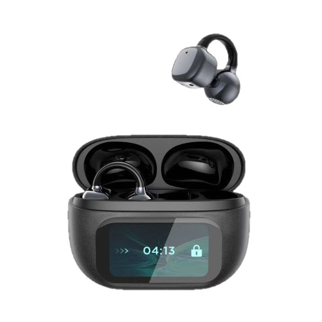 Auricolari HYUNDAI HY-C02 con Traduzione AI | Clip ad Orecchio, Schermo a Colori & Tecnologia a Conduzione Ossea G08