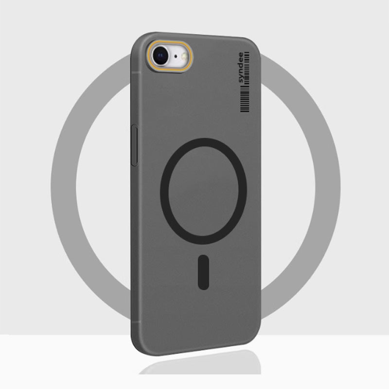 Cover per iPhone Super Sottile in PC Trasparente Effetto Fumé Opaca – Soft Touch, Anti-Impronte, Compatibile MagSafe, Solo 22g – Mod. 6046