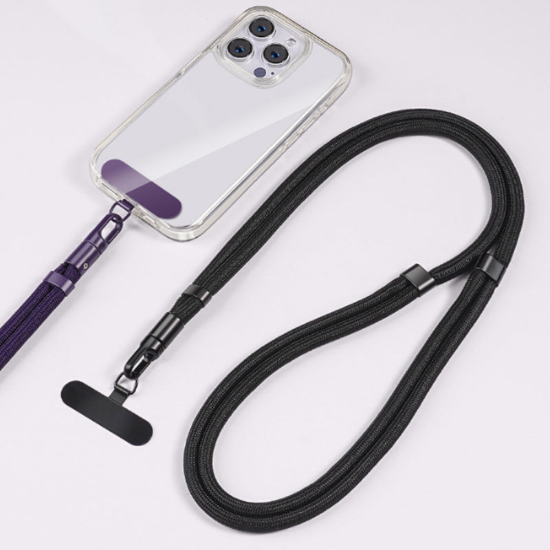 Cordino Universale Regolabile per Smartphone – Tracolla Antismarrimento con Piastra in Acciaio Inox - CD01