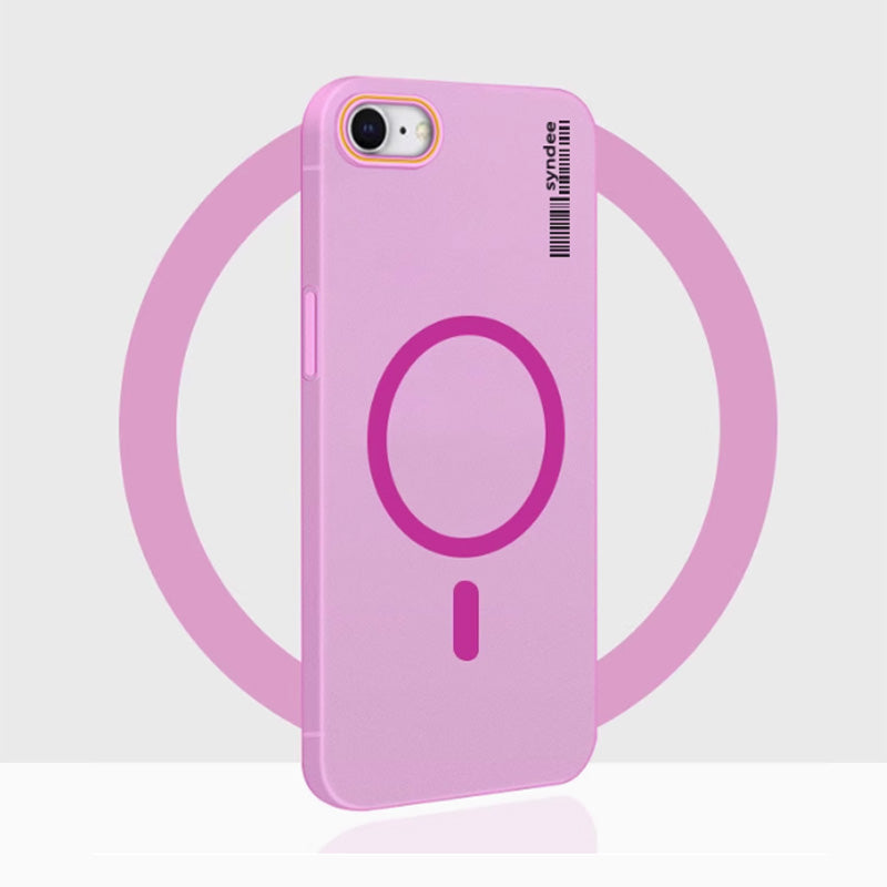 Cover per iPhone Super Sottile in PC Trasparente Effetto Fumé Opaca – Soft Touch, Anti-Impronte, Compatibile MagSafe, Solo 22g – Mod. 6046