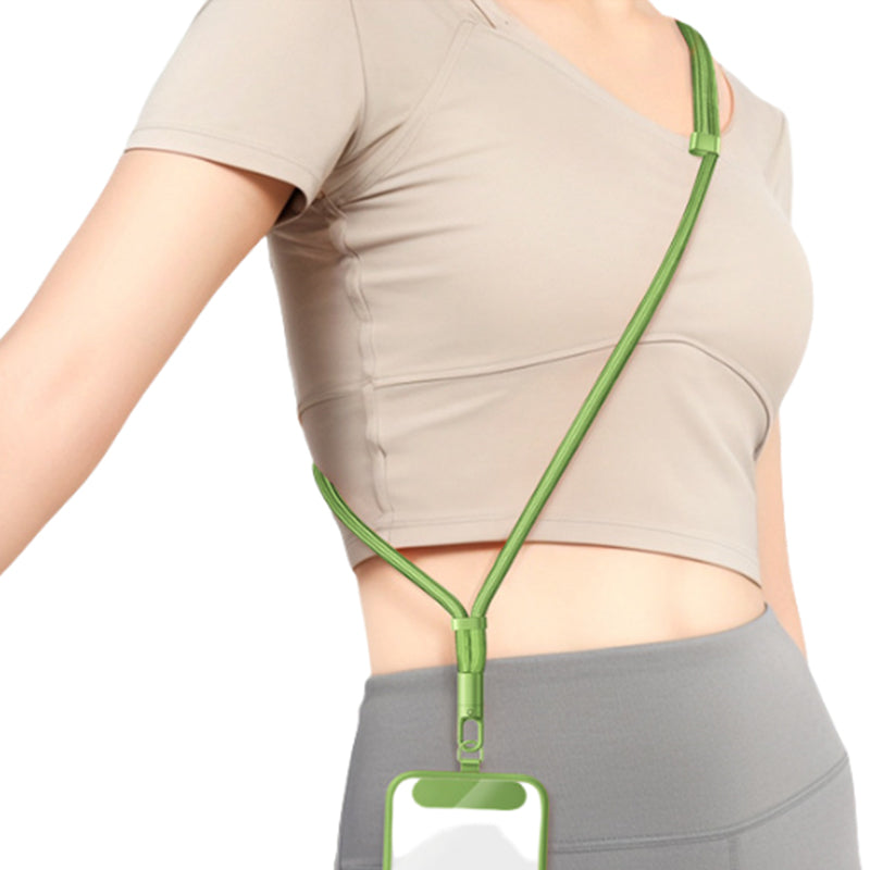 Cordino Universale Regolabile per Smartphone – Tracolla Antismarrimento con Piastra in Acciaio Inox - CD01