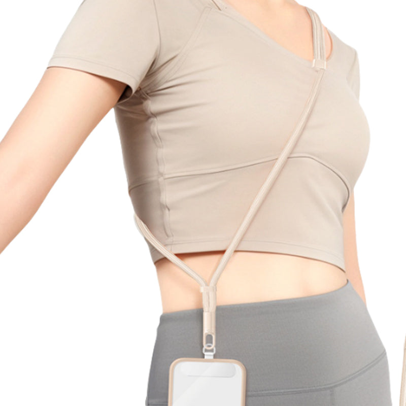 Cordino Universale Regolabile per Smartphone – Tracolla Antismarrimento con Piastra in Acciaio Inox - CD01
