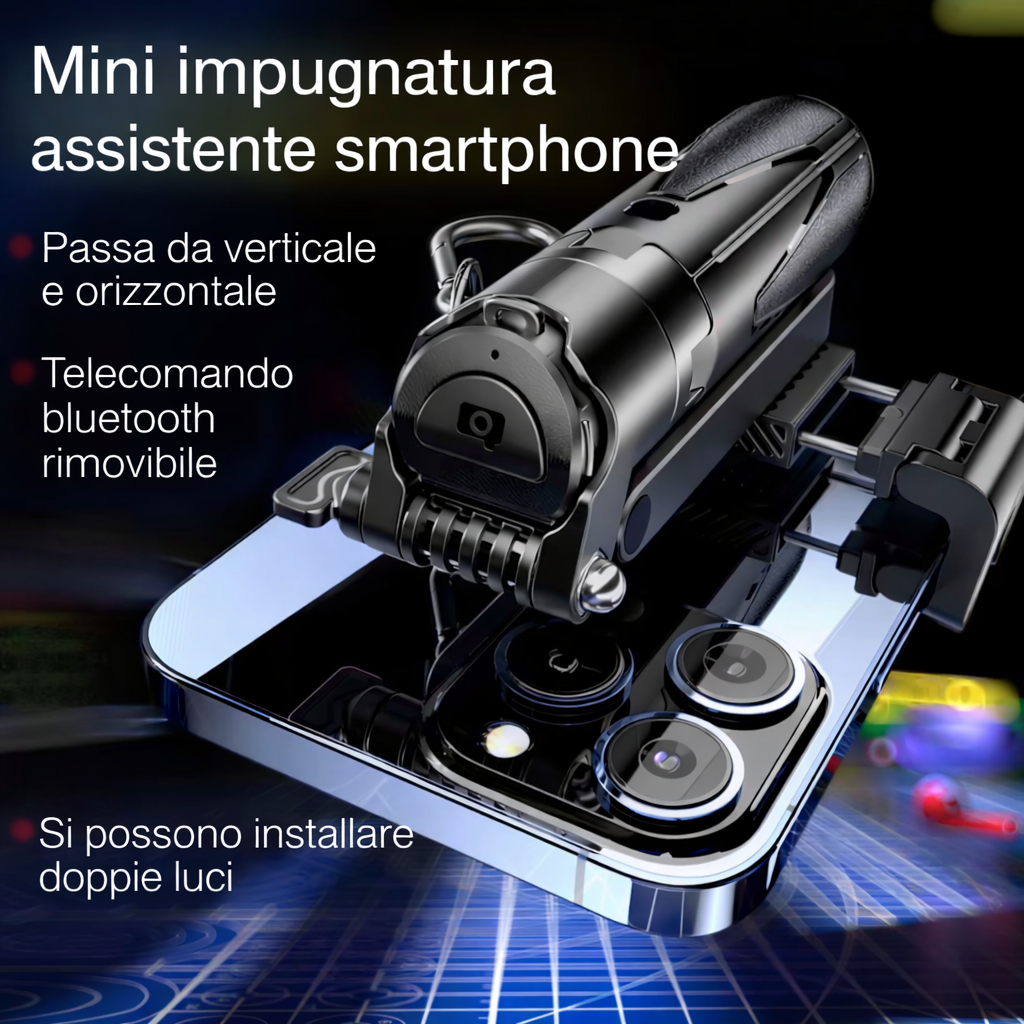 Mini Treppiede Selfie Stick Bluetooth Pieghevole｜Design leggero · Riprese multi-scenario · Telecomando wireless｜Leggero e pratico · Scatta in libertà｜Versione MagSafe disponibile – P15 MINI