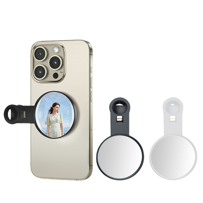 Specchio Universale per Selfie con Fotocamera Posteriore – HD, Portatile con Telecomando e Astuccio | Perfetto per Trucco e Foto all’Aperto - SS01