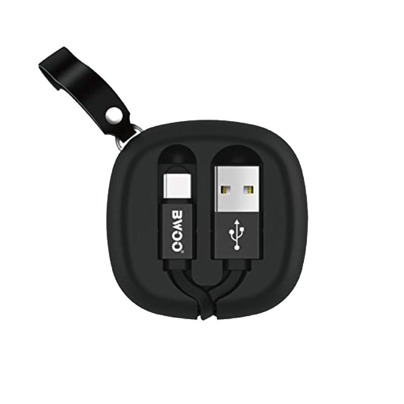 Cavo Retrattile USB-C / Lightning 100cm – Anti-Groviglio, Ricarica e Dati, con Custodia Portatile in ABS - BO-X82