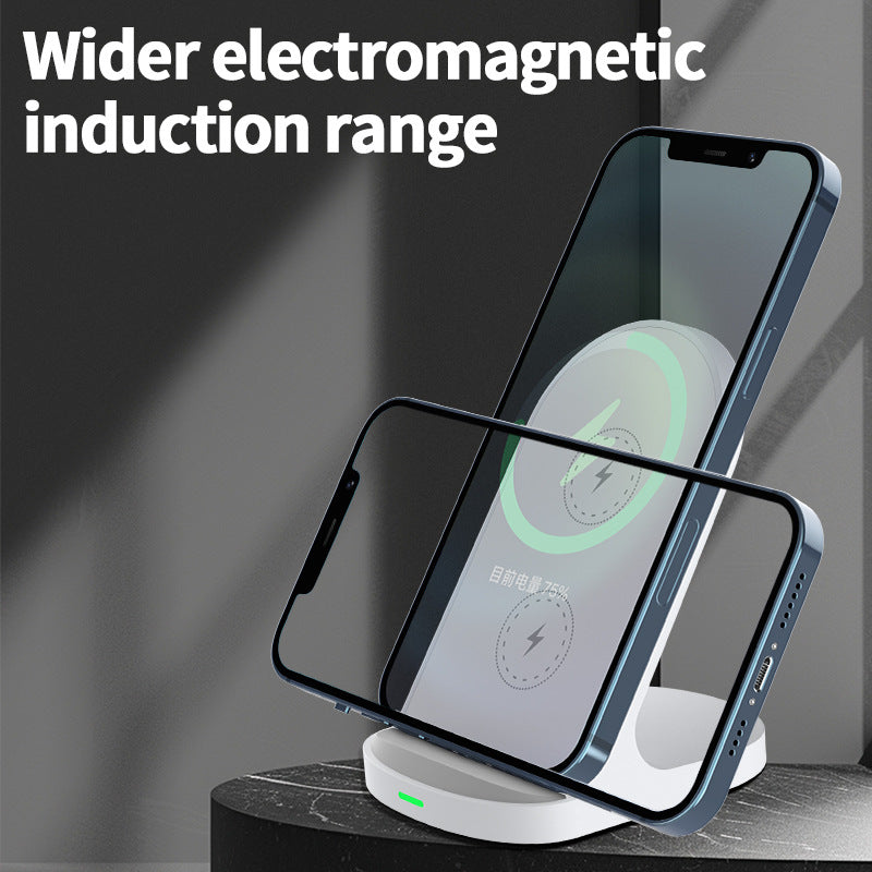 Caricabatterie Wireless da Tavolo 15W – Supporto Qi Rapido, Verticale & Orizzontale - WX525