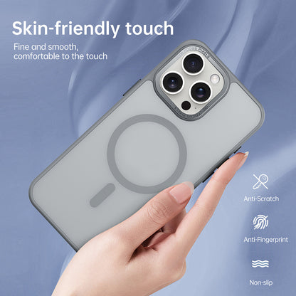 Cover per iPhone - Trasparente effetto fumé - Soft touch + Anti impronte - compatibile per magsafe - 6030