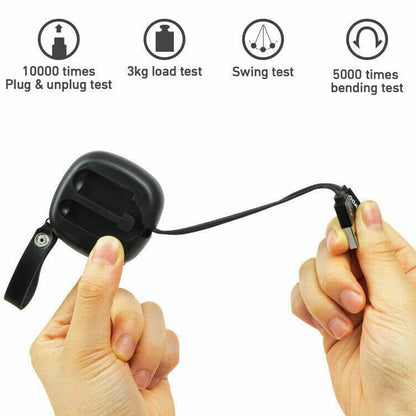 Cavo Retrattile USB-C / Lightning 100cm – Anti-Groviglio, Ricarica e Dati, con Custodia Portatile in ABS - BO-X82