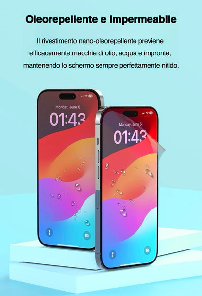 Devia pellicola in materiale riciclato, trasparente opaca,  anti-esplosione e autorigenerante - G037