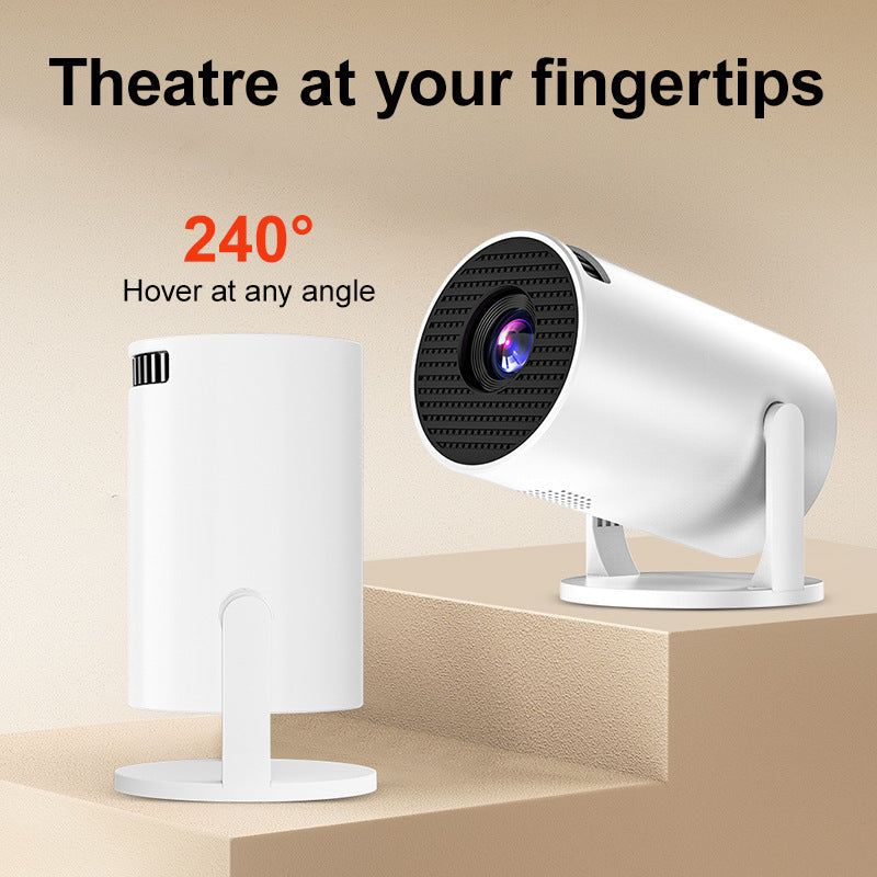 Mini Proiettore LED Wireless – Rotazione a 240°, proiezione fino a 120" - 4K HD 1280x720 , compatibile con Android, iOS, HDMI e USB - Y200 | 300 Ultra