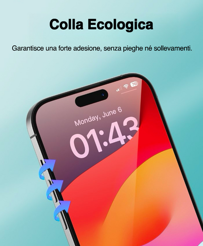 Devia pellicola in materiale riciclato, trasparente lucida, anti-esplosione e autorigenerante - G013
