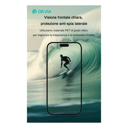 Devia pellicola in TPU Soft privacy lucida - effetto privacy a 28° - delicato per gli occhi - R213