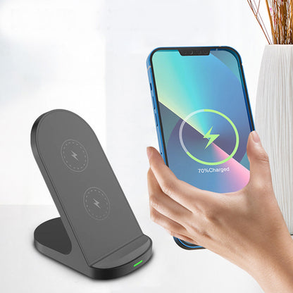 Caricabatterie Wireless da Tavolo 15W – Supporto Qi Rapido, Verticale & Orizzontale - WX525