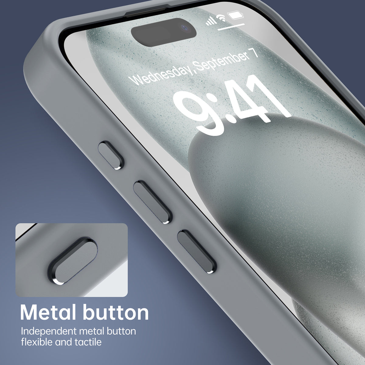 Cover per iPhone - Trasparente effetto fumé - Soft touch + Anti impronte - compatibile per magsafe - 6030