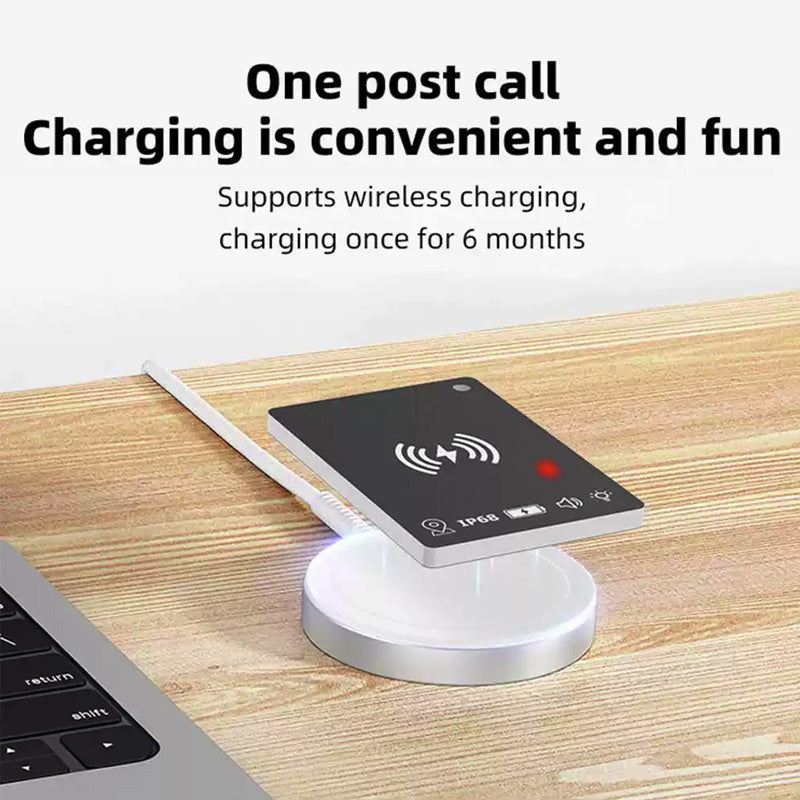 Mini Card Anti-Smarrimento 3.3x4.5cm | Compatibile con Apple Find My | Localizzazione Globale | Wireless & Impermeabile IP68 - K7