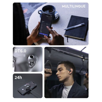 Auricolari Bluetooth | con versione  AI Multilingue, Design Sferico, Gancio Anticaduta, Audio Hi‑Fi, Portata 10 m, Riduzione Rumore – Ideali per Sport, Viaggi, Lavoro e Uso Quotidiano