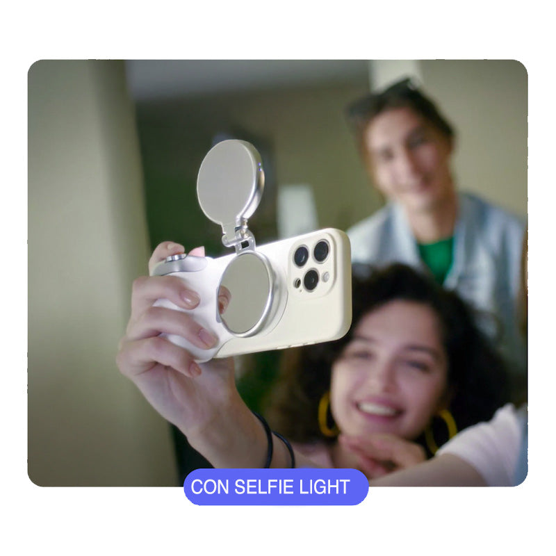 Telesin Fun Shot | Impugnatura Magnetica + Telecomando Bluetooth 10m + Super Leggera 109g + Espansione Luce LED