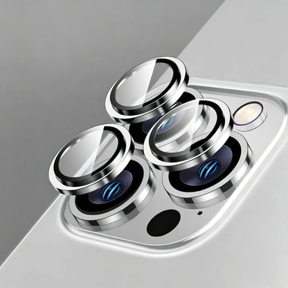 Cerchietti copri-lente effetto metallo per iPhone – Proteggi Obiettivo e Lenti, Design Singolo per Fotocamera - 1021