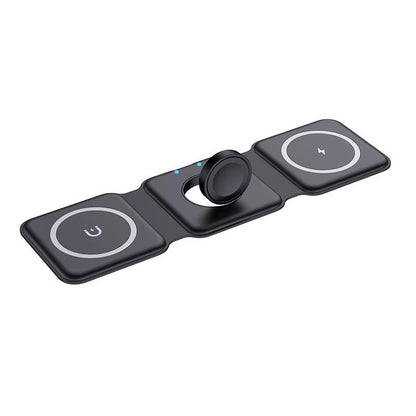 Caricatore Wireless 3 in 1 Pieghevole Magnetico – Ricarica iPhone, Apple Watch e AirPods - SW-42