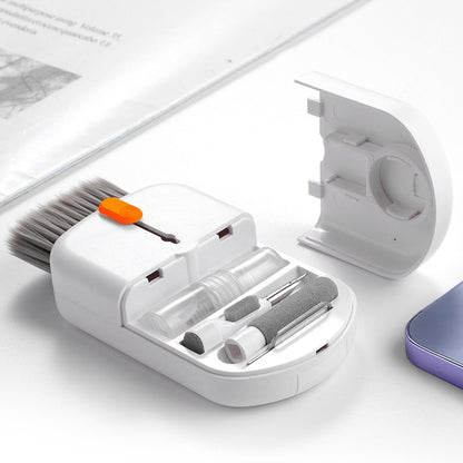 Set di pulizia 10 in 1 per auricolari Bluetooth, smartphone, schermi, fotocamere, tastiere e altro – con penna multifunzione per una pulizia precisa e completa -Q10S