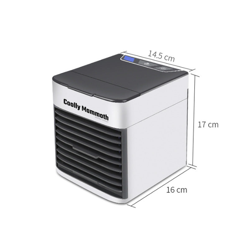 Mini Condizionatore Portatile | Raffredda, Illumina e Rilassa – Silenzioso, 3 Velocità, LED 7 Colori – Perfetto per Casa, Ufficio, Campeggio