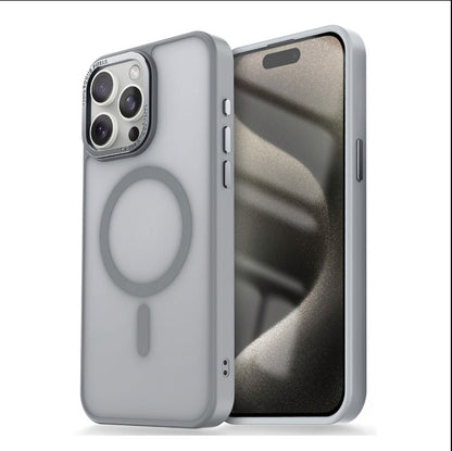 Cover trasparente effetto fumé per iPhone | Soft touch + Anti impronte | MagSafe compatibile - 6030