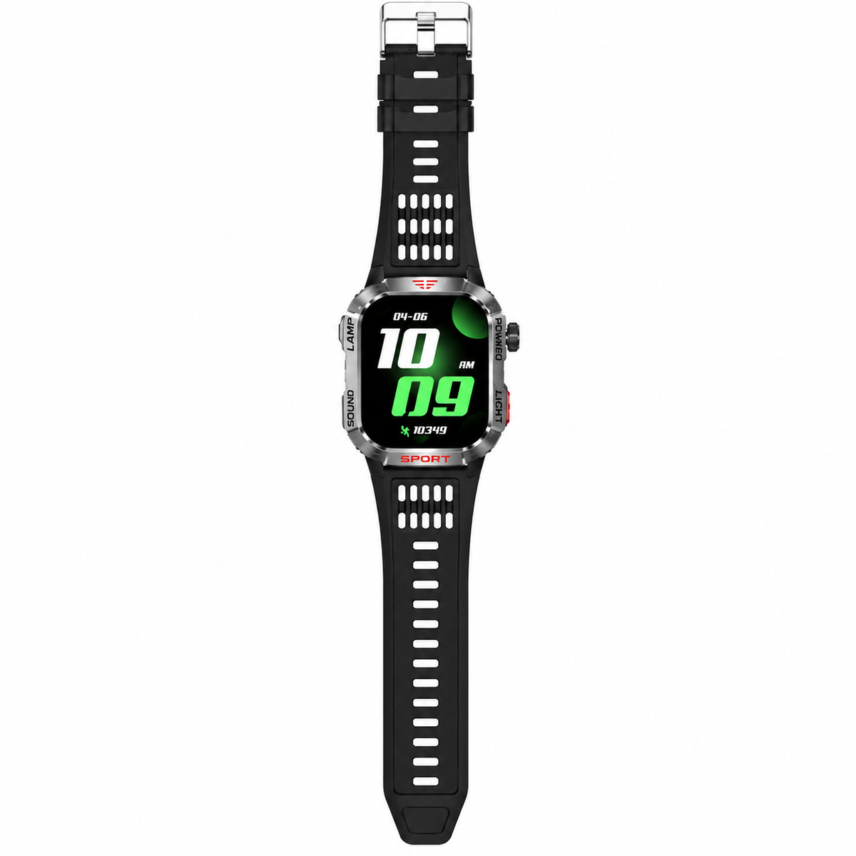 Smartwatch Sport AMOLED 2,01" con Chiamate Bluetooth, 100+ Modalità Sport, IP68, Torcia, Cardiofrequenzimetro e Batteria 600mAh LS-SW02