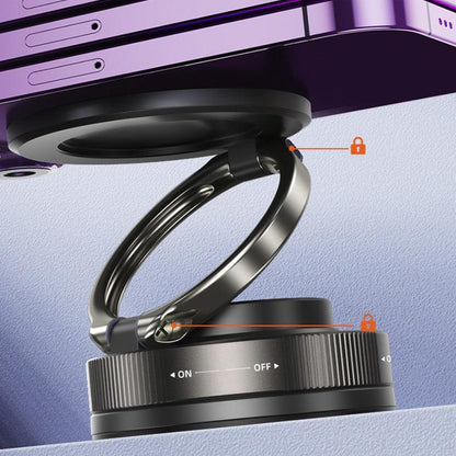 Supporto Magnetico Smartphone con Ventosa a Vuoto | 360° Rotazione | Super Stabile | Pieghevole e Salvaspazio | Perfetto per Auto, Tavolo, Muro, Vetro - SP03/SP04