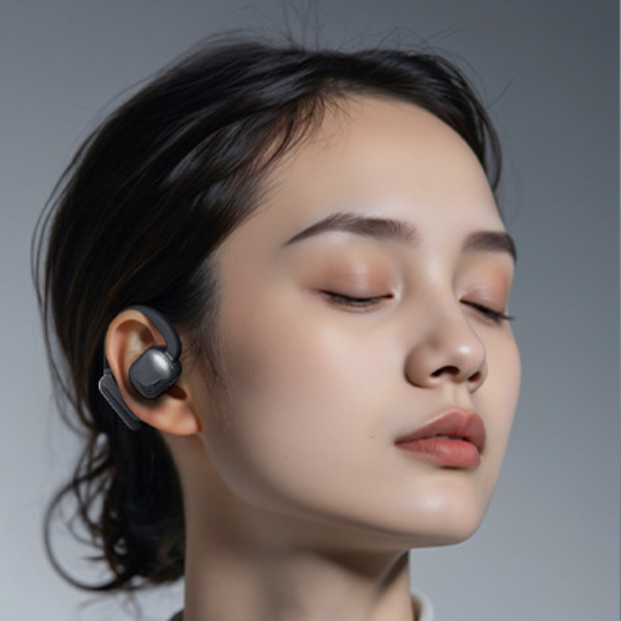 Auricolari AI G305 con Traduzione Intelligente | Bluetooth Sportivi a Clip, Schermo LED Smart & Design Ergonomico