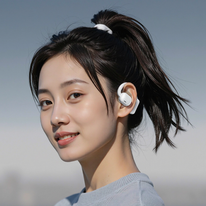 Auricolari AI G305 con Traduzione Intelligente | Bluetooth Sportivi a Clip, Schermo LED Smart & Design Ergonomico