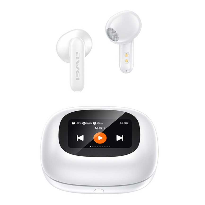 Awei TP97 – Auricolari Wireless con Schermo LCD Touch 🎶 | Bluetooth 5.4 🚀 | Subwoofer Bass 🔊 | Effetti Sonori 3D 🎧 | Batteria Lunga Durata 🔋
