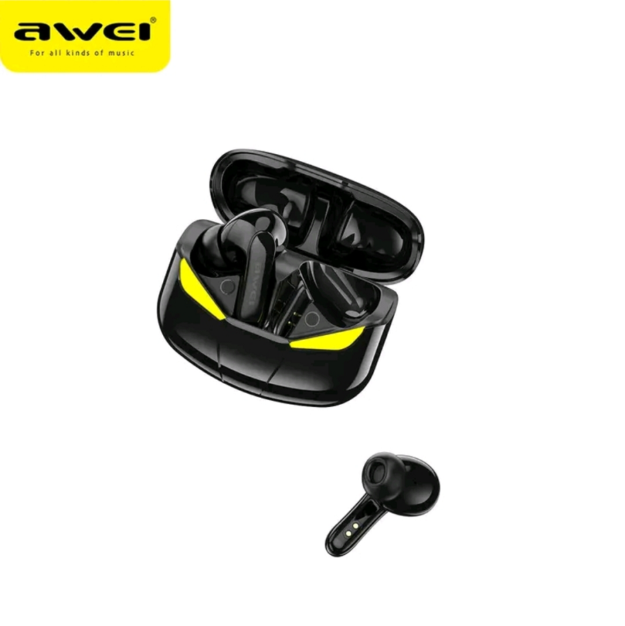 🎧 Awei T35 – Auricolari Gaming & Music con LED Eyes 👀 | Bassi Potenti 🔊 | Latenza Ultra-Bassa ⚡ | Waterproof IPX5 💧 | Bluetooth 5.0 🔗 | Autonomia 300H 🔋