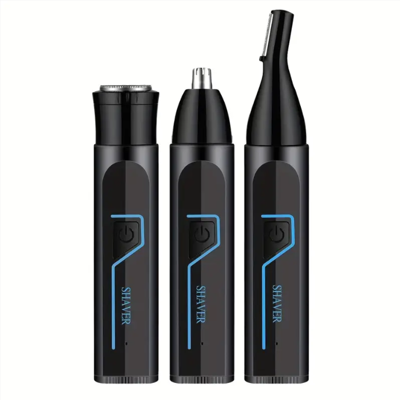💥Trimmer 3 in 1 Professionale💥 Taglio Perfetto per Naso, Sopracciglia e Rasatura - Multifunzionale, Elegante e Facile da Usare! ✨🔥