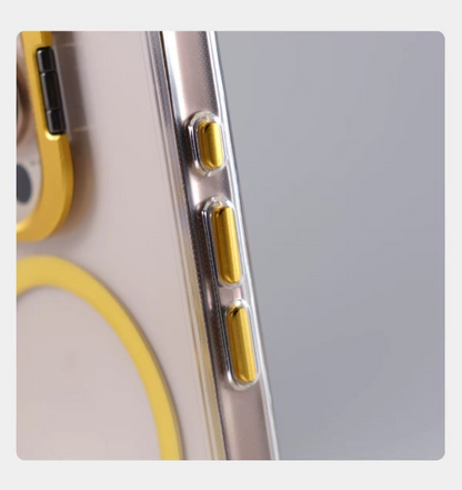 Cover Trasparente con Supporto Integrato nella Cornice Fotocamera per iPhone | MagSafe & Anti-Urto