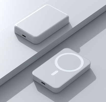 Power Bank MagSafe 4.000mAh con Ingresso Lightning Ricarica Wireless per iPhone PB4K Ultra Sottile e Leggero Funzione 15W Ricarica Magnetica Automatica