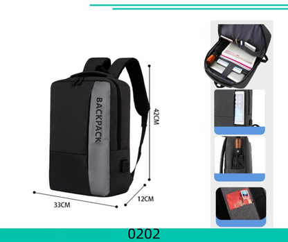 Zaino Multifunzione 0202/1918/2283 - Capiente Organizzato Design Moderno e Pratico per Lavoro Scuola e Viaggi