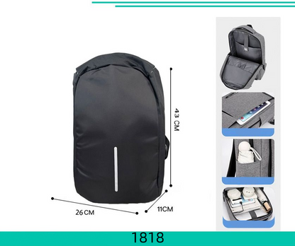 Zaino Multifunzione 1331/1805/1818/1903 - Capiente Organizzato Design Moderno per Scuola Lavoro e Viaggi con Tasche Pratiche e Grande Capacità Interna