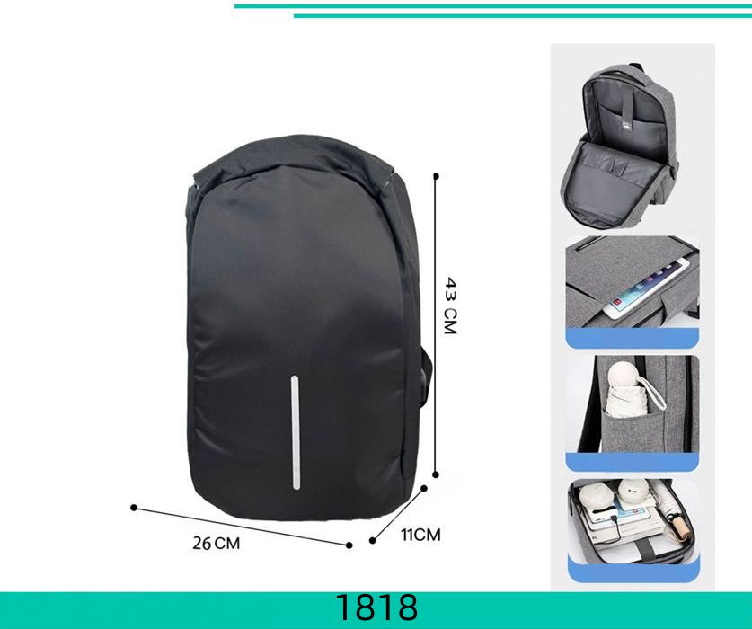 Zaino Multifunzione 1331/1805/1818/1903 - Capiente Organizzato Design Moderno per Scuola Lavoro e Viaggi con Tasche Pratiche e Grande Capacità Interna