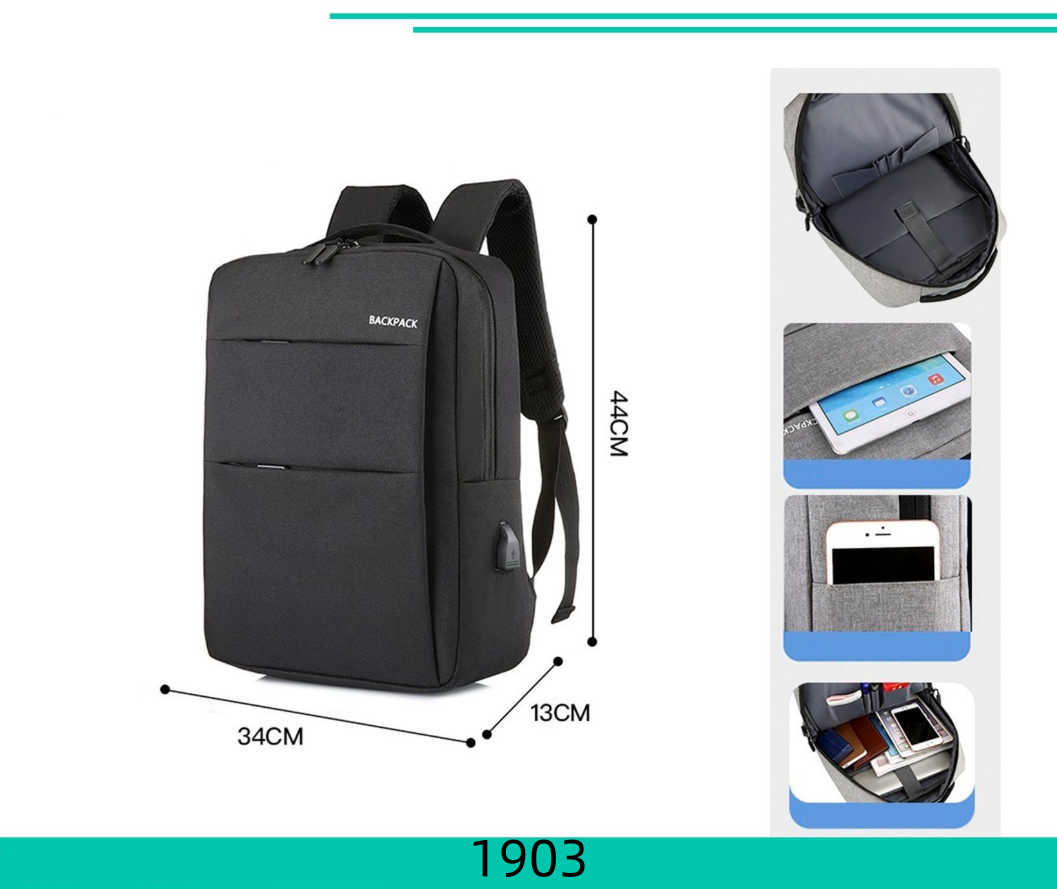 Zaino Multifunzione 1331/1805/1818/1903 - Capiente Organizzato Design Moderno per Scuola Lavoro e Viaggi con Tasche Pratiche e Grande Capacità Interna