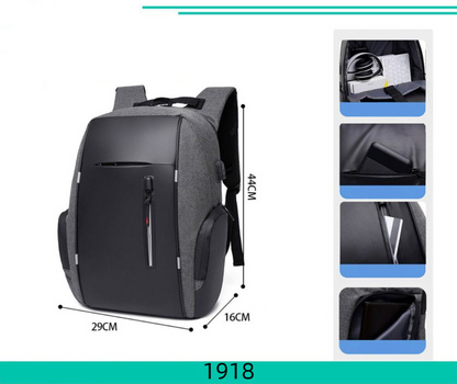 Zaino Multifunzione 0202/1918/2283 - Capiente Organizzato Design Moderno e Pratico per Lavoro Scuola e Viaggi