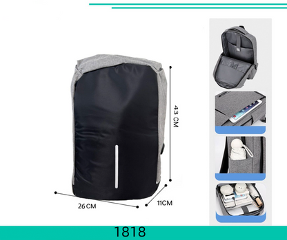 Zaino Multifunzione 1331/1805/1818/1903 - Capiente Organizzato Design Moderno per Scuola Lavoro e Viaggi con Tasche Pratiche e Grande Capacità Interna
