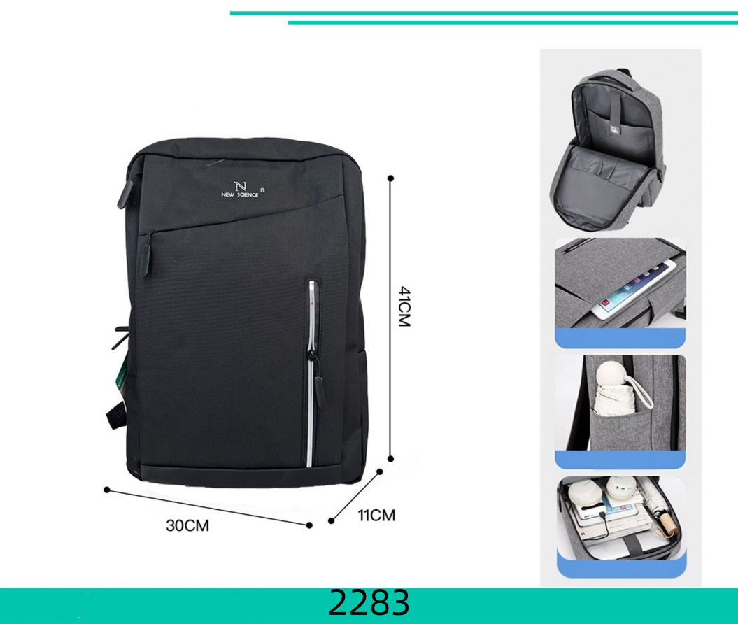 Zaino Multifunzione 0202/1918/2283 - Capiente Organizzato Design Moderno e Pratico per Lavoro Scuola e Viaggi