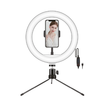 Ring Light LED 8/10/12 pollici con Treppiede | Selfie, TikTok & Live Perfetti - LS-RL