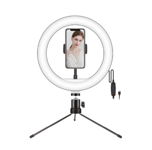 Ring Light LED 8/10/12 pollici con Treppiede | Selfie, TikTok & Live Perfetti - LS-RL